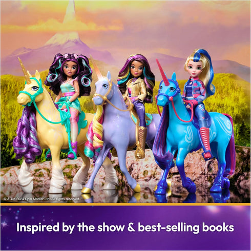 Unicorn Academy Interactive Rainbow Light-up Wildstar Unicorn Toy with Lights, Sounds & Music for Girls Ages 4+