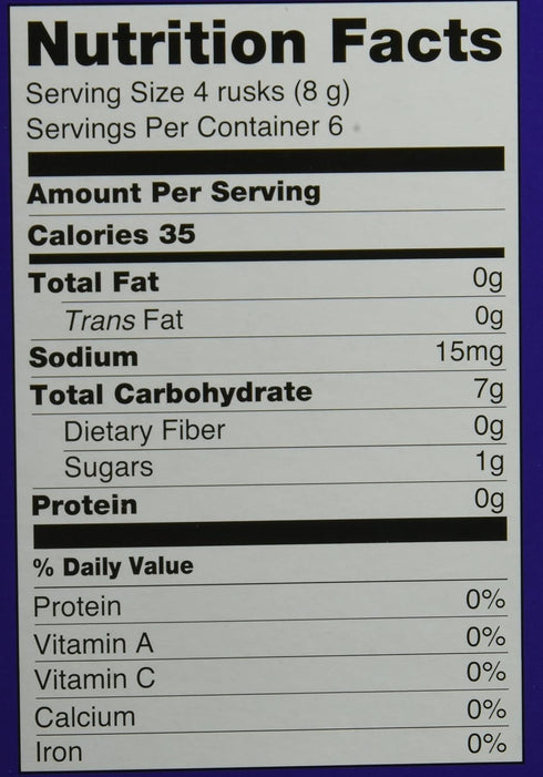 Hot-Kid Baby Mum-Mum Rice Rusks, Blueberry & Goji, 1.76 Ounce