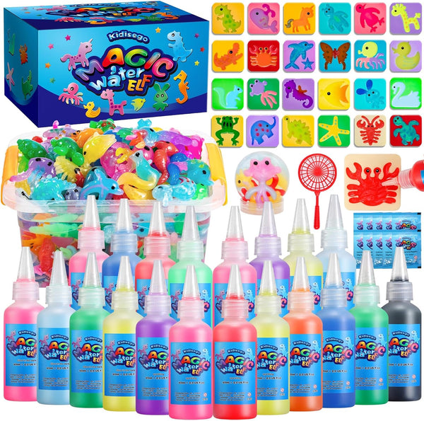 Kidisego Aqua Fairy Water Gel Kit for Kids, Magic Water Elf Toy