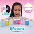 Oosh Potions DIY Slime Kit (Teal) by ZURU - Magical Fluffy Putty with Sparkles, Beads, and Glitter for Kids 6+