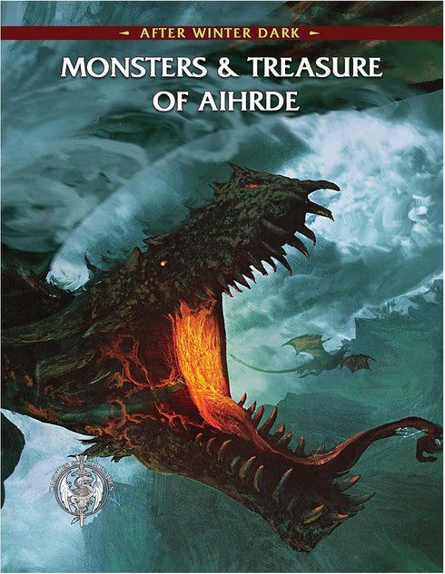 After Winter Dark: Monsters & Treasure of Aihrde - Hardcover RPG Book by Troll Lord Games