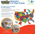 Learning Resources Magnetic US Map Puzzle - 44 Pieces - Geography Learning for Kids Ages 4+