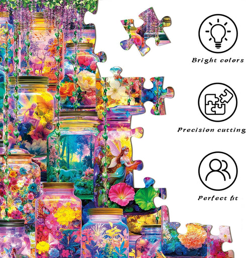 1000 1000 1000-Fantasy HUADADA Puzzles for Adults Pieces,Challenging Game Toys, Puzzles Pieces,Impossible Puzzle