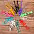 Konsait 24 Pack Stretchy Skeletons, Random 10 Glitter Color Sensory Bendable Toys, Party Favors for Kids Halloween
