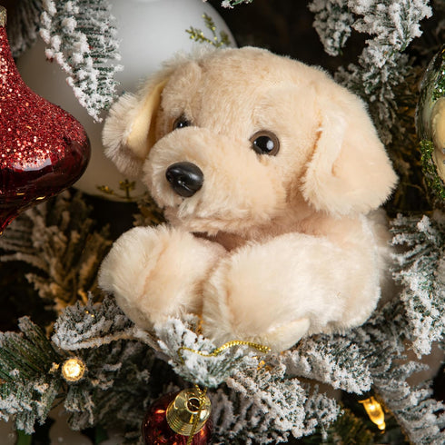 8 inches The Petting Zoo Yellow Labrador Dog Stuffed Animal Plushie, Gifts for Kids, Scoopz Wildlife Animals, Dog Plush