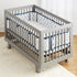 3mm 4FS 3 4 BreathableBaby Breathable Mesh Liner for Full-Size Cribs, Classic Mesh, Little Whale Navy (Size Covers