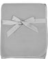 American Baby Company Fleece Blanket (30" x 30") with Silk-Like Satin Trim,
