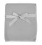 TL Care Fleece Blanket, Soft and Cozy with Silk-Like Satin Trim, Gray, 30" x 30" for Baby