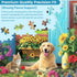 VOLUVOLU 500 500 20.515 Piece Animal Farm Puzzle for Adults, Spring Flowers Jigsaw Puzzle, Piece Dog and Cat Puzzle as
