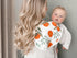 ZandH Global Set 4-Piece Muslin Swaddle Blanket for Baby Newborn Essentials with Swaddle, Burp Cloth & Bibs, Soft