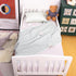 NTBAY Jersey Cotton Quilted Toddler Blanket, Breathable and Warm, 30x40 Inches, Grey Wave
