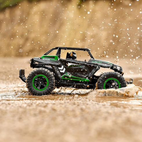 TB142 1:14 20 2WD BEZGAR Remote Control Car - Scale RC Cars, Km/h All-Terrains Electric Off-Road Vehicle Truck Crawler
