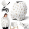 Sweet Jojo Designs Woodland Deer Floral Girl Infant Baby Car Seat Cover