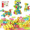 PicassoTiles 115 Piece Building Blocks Set Kids STEM Toy Construction Engineering Sensory