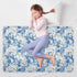 siphylline 52" 34" White Blue Mottled Retro Extra Large Resuable Potty Training Pad Water Resistant Potty Training Pads