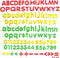 SpriteGru 123 PCs Magnetic Form Letters and Numbers - Uppercase, Lowercase, and Symbols for Alphabet Vocabulary Math