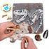 DANCING BEAR Fossil Dig Kit, Excavate 15 Prehistoric Fossils including Real Dinosaur Bones for Kids