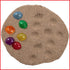 edxeducation-13841 Tactile Shells - Set of 72, Translucent with 6 Textures and Colors for Ages 18m+