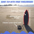 Finger Surfboard - Red Shred Mini Finger Board Surf Toy for Kids & Skaters, Hand Surfboard with Grip Tape & Leash
