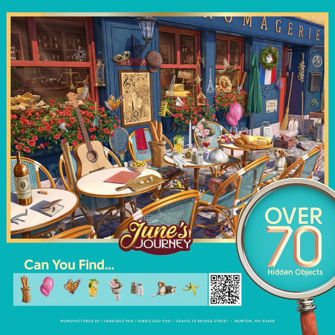 Ceaco June's Journey Wine & Cheese Shop 1000 Piece Jigsaw Puzzle