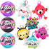 Plush Crush Series 3 Puzzle Ball (3-Pack), Surprise Collectible Character Bouncy Ball Plush Toy by Scentco