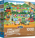 RoseArt - Home Country- Quilt Valley Farm - 1000 Piece Jigsaw Puzzle