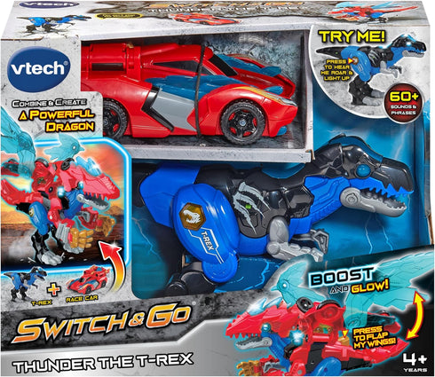 VTech Switch and Go Boost Thunder the T-Rex Toy