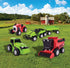 Maxx Action Farm Construction 5pk Toy Truck Set, Includes Wagon, 6x6, Modern Tractor, Combine and Vintage Tractor Vehicles with Moving Parts, Cake Toppers, Ages 3+ - Sunny Days Entertainment