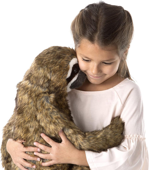 Melissa & Doug Lifelike Plush Sloth Stuffed Animal, 12W x 14.5H x 9D in
