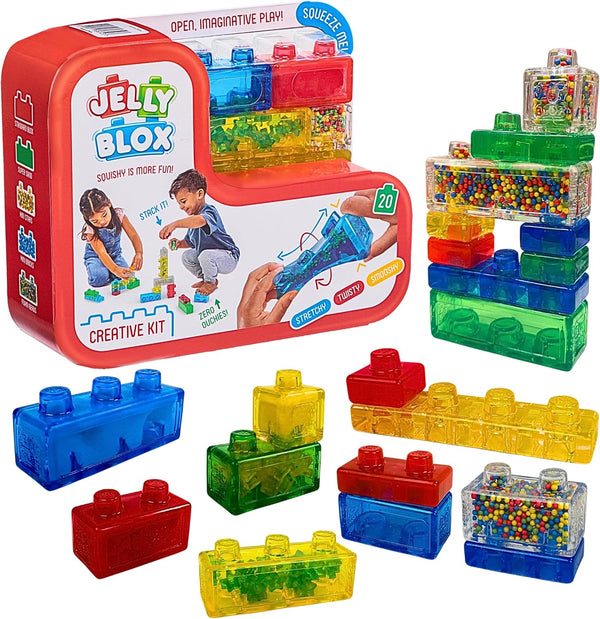 Goliath Jelly Blox Creative Kit | Includes 20 Blocks | Toddler &