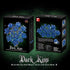 Set, Blue Rose Bouquet Building Compatible with Lego Flowers for Adults - Botanical Collection Gift for Valentines