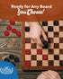WE Games Wooden Checkers Pieces, 24 Red & Black Checker Pieces Only with Drawstring Storage Bag, 1.062-inch Diameter