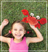 DolliBu Red Crab Stuffed Animal - Adorable 12 Inch Super Soft Crab Plush Toy for Kids, Teens, and Adults