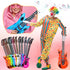 28 Pack Inflatable Guitar - Bulk Inflatable Fake Party Guitar Prop for 80s 90s Themed Birthday Party Favor