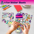PURPLE LADYBUG Decorate Your Own Water Bottle Kit, Gifts for Girls Ages 4-8, Fun Craft Set