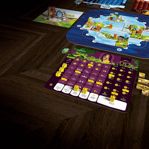 Lucky Duck Games OROS Board Game - Tile-Colliding Strategy Game for Family and Friends, Ages 14+, 1-4 Players