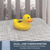 Floating Duck Bath Thermometer for Babies - Instant Digital Water & Room Temperature Reader