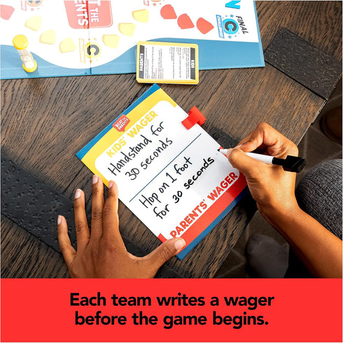 Beat The Parents Classic Family Trivia Game with 25 Bonus Cards for Ages 6+