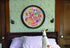 eeBoo Piece and Love Positivity 500 Piece Round Circle Jigsaw Puzzle for Adults and Families, Glossy Pieces