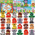 Kiss Monkey Valentines Day Gifts for Kids, 24 PACK Valentines Cards for