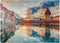 MyPuzzle Sunset in The Historical City Center of Lucerne - Premium 1000 Piece Jigsaw Puzzle for Adults