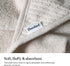 Ehrenkind 100 100 cm, Hooded Towel, Baby Towel with Hood Made of Cuddly Soft Organic Cotton, Bath Towel in x Light
