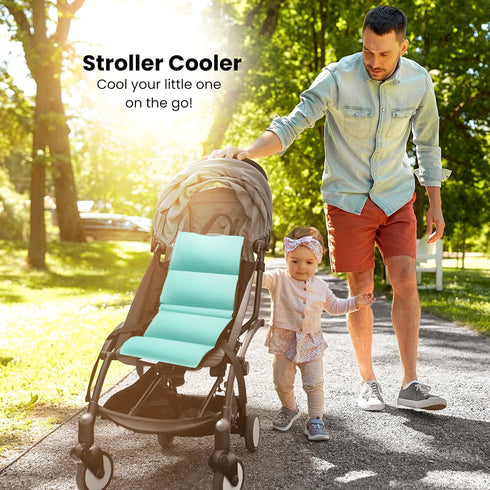 Car Seat Cooling Pad, Stroller Cooling Pad with Ice Pack for Babies, Toddler and Kids, Sun and Heat Cover Protector