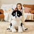 IKASA Giant Husky Stuffed Animal Plush Toy, 23" Huge Size, Cute Fluffy Oversized Plushie, Gifts for Kids