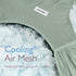 Momcozy 8-35lbs, 47-57inch,Plus Adjustable Buckle Baby Wrap Carrier Cooling Air-Mesh, Easy to Wear Baby Carrier Sling