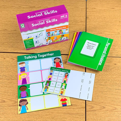 Key Education Social Skills Boxed Game Set - 15 Board Games with Social Emotional Learning Activities