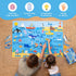 107 3-8 BONNYCO Felt Board for Toddlers with Sea Animals Figures. Montessori and Sensory Toys, Birthday Gifts for Kids