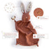 Mikito (2Pcs) Set, Organic Cotton Newborn Gifts Box, Baby Gifts Unisex incl. Muslin Baby Lovey Comforter + Baby Bandana