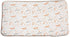 Basketball Themed Muslin Quilted Changing Pad Cover in Orange/Grey