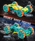 360 2.4GHz 4WD 5 6 7 8-12 A ALPHA Gesture Remote Control Car, RC Stunt Car with Flips Remote Control Toy with Lights